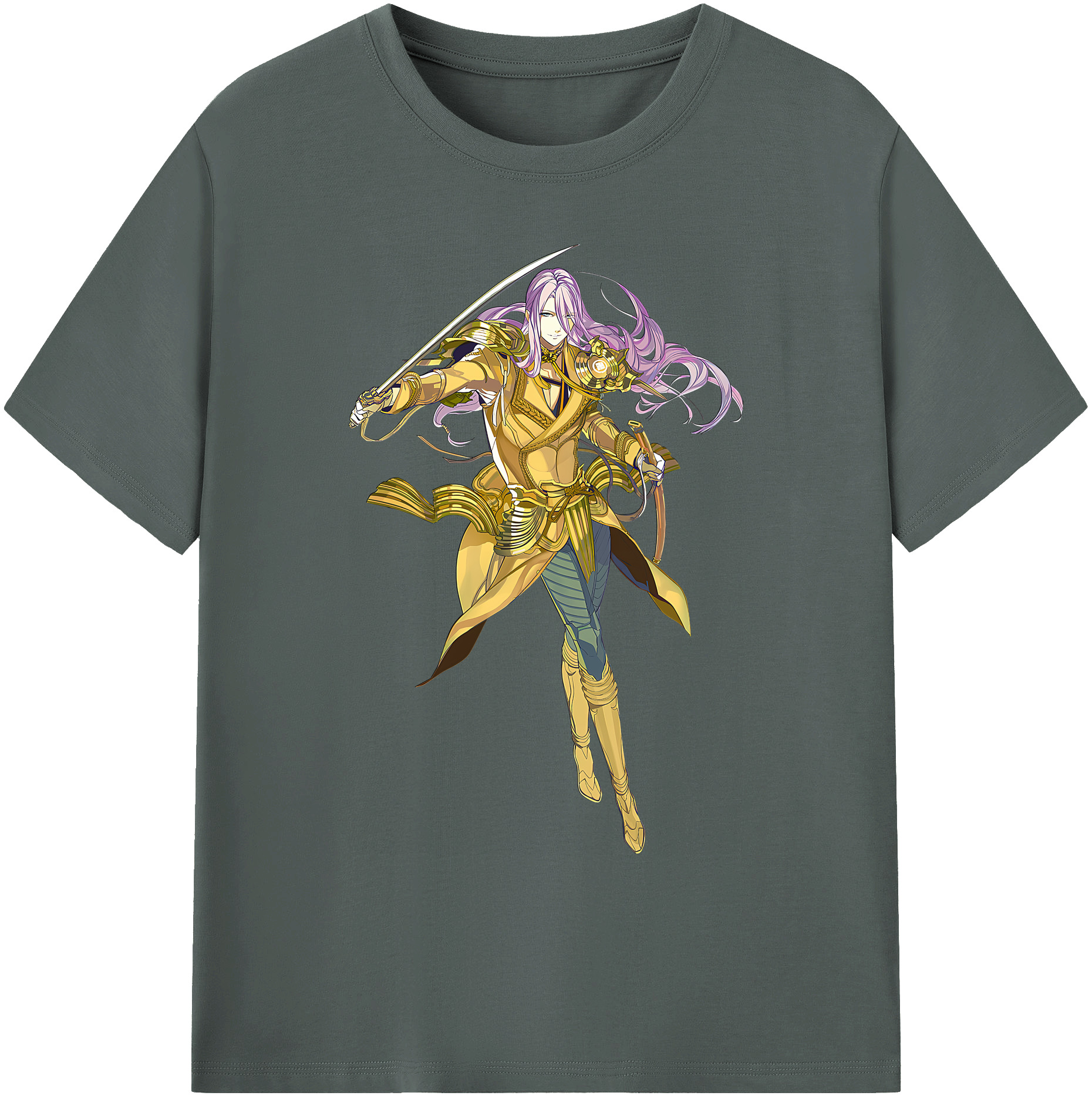 （画像用） 刀剣乱舞 Touken Ranbu 綿100％ メンズ半袖Tシャツ｜肌触りやわらか＆通気性